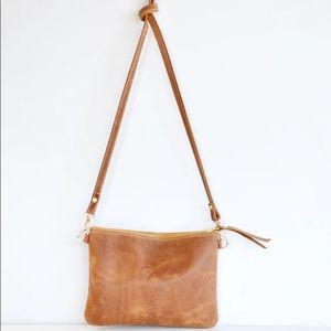 Genuine Leather Small Crossbody - Cute